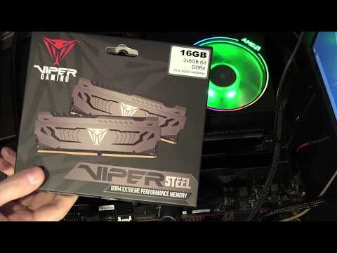 Patriot Viper Steel 4400C19 Overclocked on MSI X570 Unify with Ryzen 3700X.