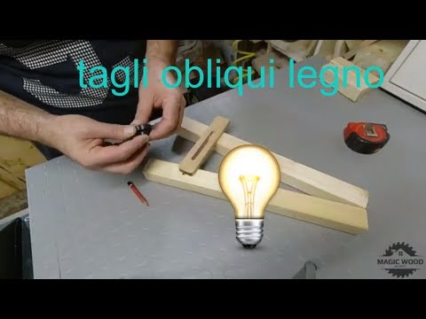 Jig tagli obliqui legno