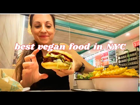 GUIA DE COMIDA VEGANA NOVA IORQUE/BROOKLYN! Os 10 melhores lugares onde comi em 2022! HAMBÚRGUERES INCRÍVEIS, PIZZA,...