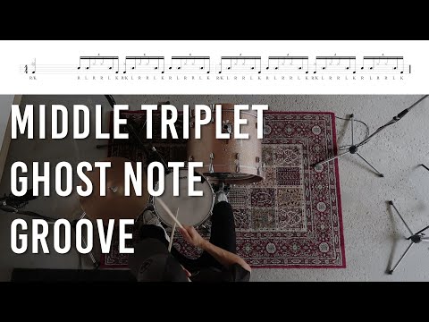 ADVANCED Drum Groove: Middle Triplet Ghost Notes - FULL DRUM LESSON  |  Jon Foster Drummer