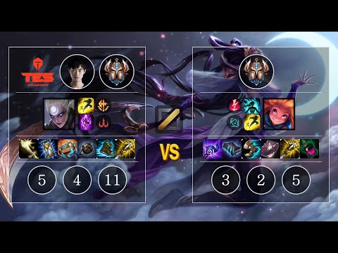 TES knight Diana vs Zoe Mid - KR Challenger Patch 10.11