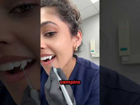 Denti da VEMPIRO ad halloween!🧛