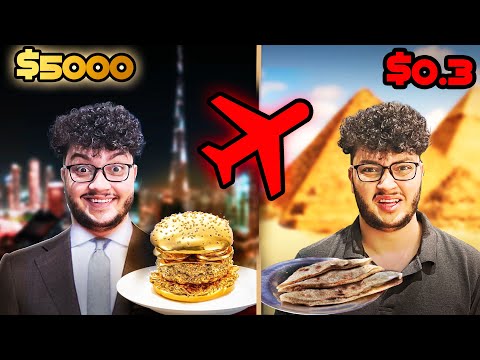 I tried the most expensive and cheapest meal in the Arab world 🍔 (I traveled twice)