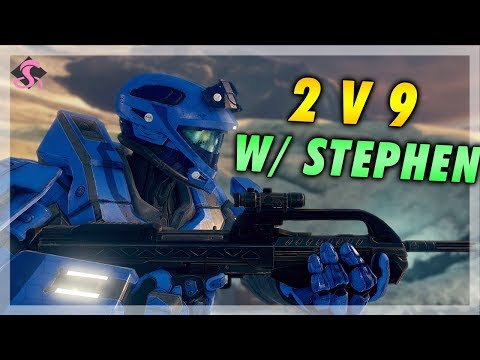 Warzone 2 vs 9 (Nonstop) Round 2 w/ Stephenrg95! - Halo 5: Guardians
