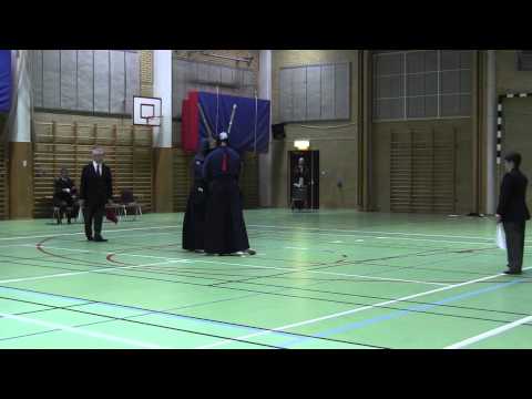 Kendo SM 2014, Men, Pool - M.Johansson(White) vs C.Halla(Red)