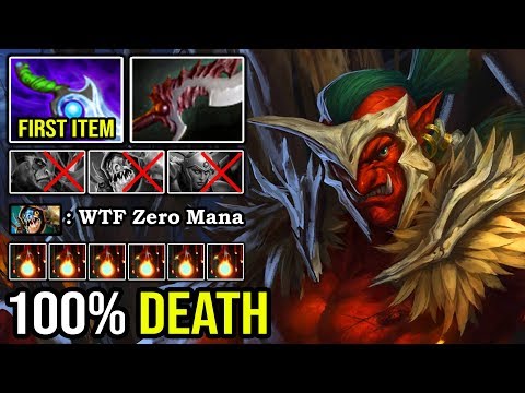 MADNESS MANA BURNER First Item Diffusal 9K Warlord Melt Down Everyone in 2s with 100% Bash DotA 2