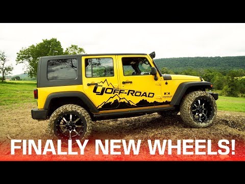Jeep Wrangler Moto Metal MO970 Wheel 20\"X10\" Gloss Black With Machined Face 2007-2020