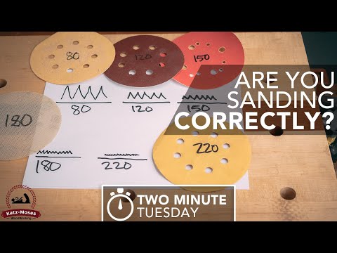 Sanding Technique and Grits - 2 Minute Tuesday