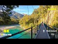 Virtual Run 4K Blue Pools Scenery New Zealand Virtual Running Video For Treadmill