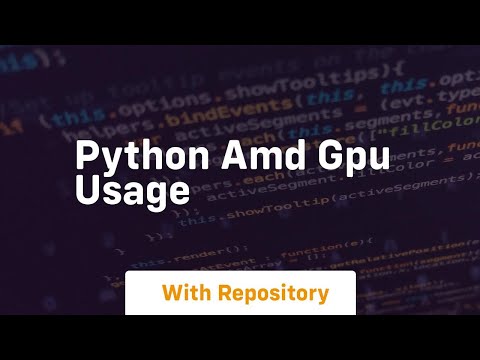 Python Amd Gpu Usage