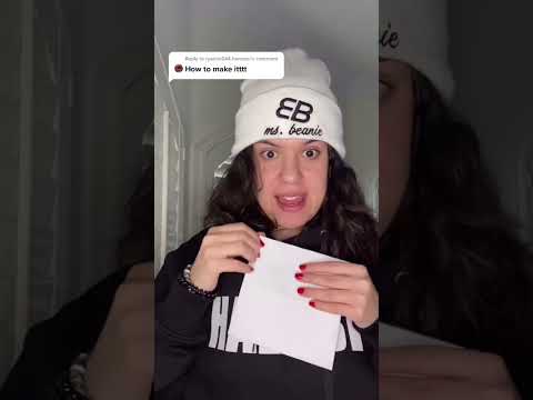 HOW TO MAKE A FORTUNE TELLER #msbeanie