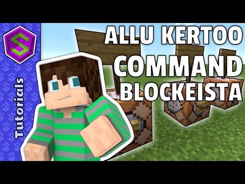 What is Command Block |  Minecraft Tutorial w/ Allu