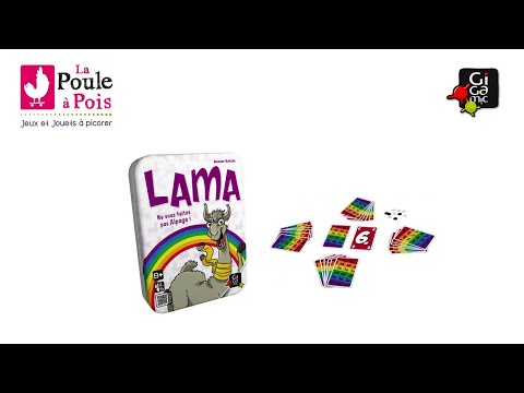Lama jeu de cartes de chez Gigamic Lama jeu de cartes de chez Gigamic
