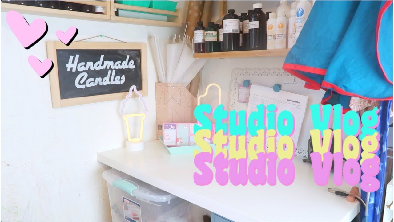 Etsy Shop Studio Vlog | Packaging Orders | Mad Scientist Candle