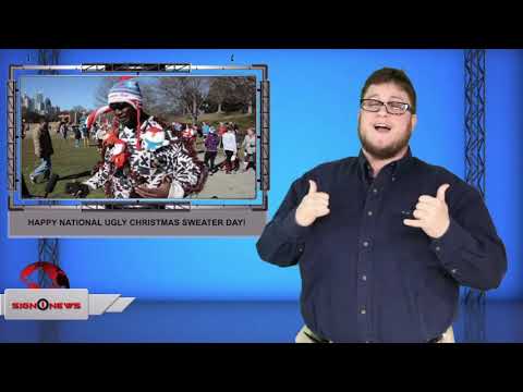 Happy National Ugly Christmas Sweater Day! (ASL - 12.20.19)