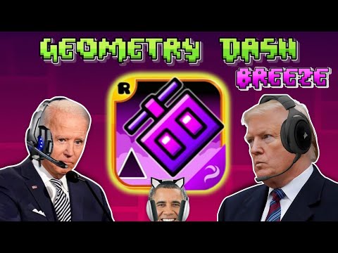 US Presidents Play Geometry Dash Breeze