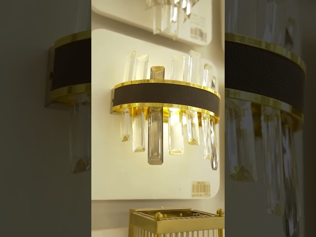 ابليك كريستال ذهبي مع حزام بني