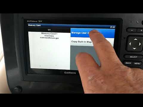 Garmin GPS Import from SD Card to GPS