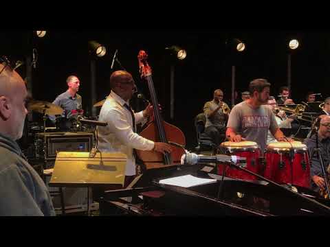 Eddie Palmieri rehearses with Christian McBride  at NJPAC