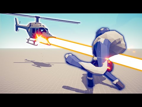 HELICOPTER vs UNITS - TABS | Totally Accurate Battle Simulator 2023
