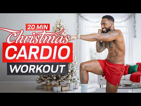 Burn 350+ Calories in 20 Mins | Christmas CARDIO Workout | No Repeats! 