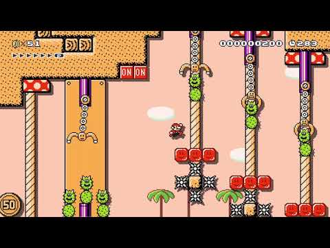 ★Cactus' Lite Platforming☆ by ★MiαmiSMM2 (MiamiSMM2)🍄 Super Mario Maker 2 ✹Switch✹ #ayr