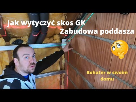 Zabudowa poddasza, jak wyznaczyć i wypoziomować skos... remont4you