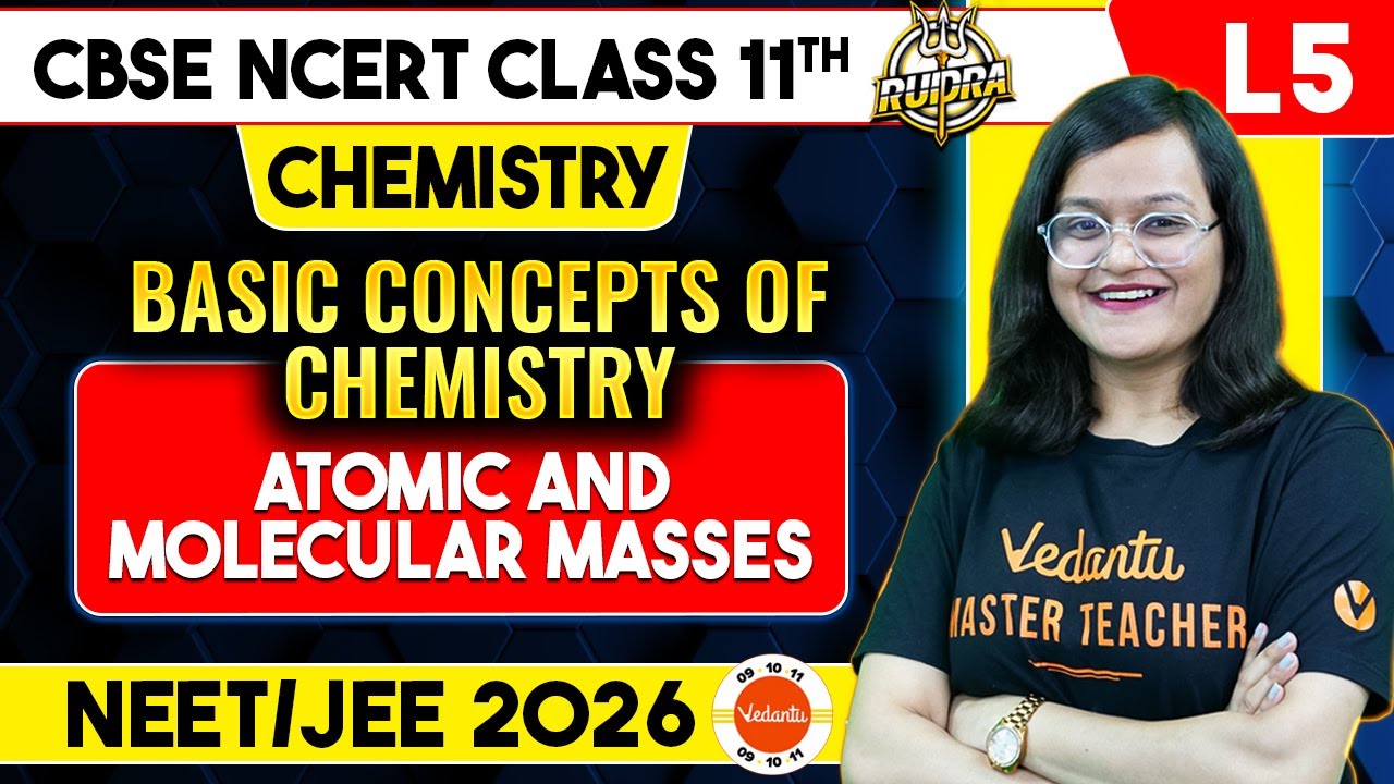 Chemistry class 11: Atomic And Molecular Masses | SOME BASIC CONCEPTS OF CHEMISTRY