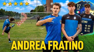 ⚽️ Quanto è forte ANDREA FRATINO come CALCIATORE (mi ha stupito veramente!)