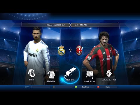 PES 2011 | GAMEPLAY 2025 (PC) - REAL MADRID VS AC MILAN