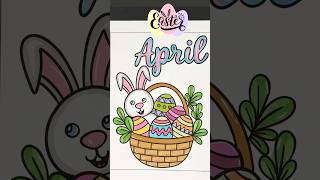 Happy Easter #shorts #short #art #coloringpages #coloringbook #relaxing #easter #coloring #colors