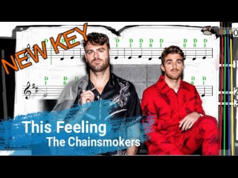 This Feeling | The Chainsmokers | Violin SHEET MUSIC [With Fingerings] [Level 3] New Key