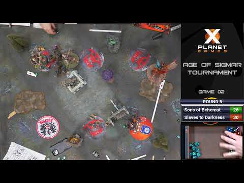 AoS Tournament Game 2: Sons of Behemat vs Slaves to Darkness
