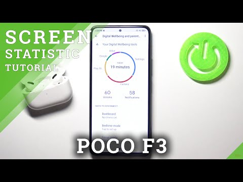 Check Number of Opened Each Day Apps – Battery Settings on XIAOMI Poco F3