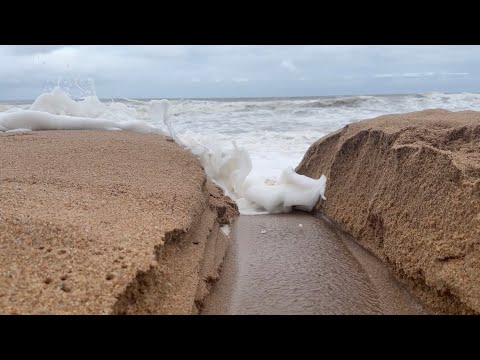 Peaceful Calming Nature || Mahlongwa Black Rock River || Breaches into the Sea || Scottburgh KZN 🇿🇦