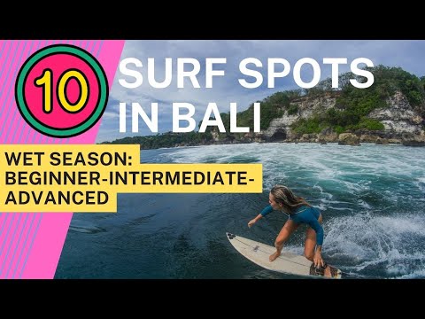 10 Surf Spots in Bali for Wet Season: Beginner, Intermediate, Advanced