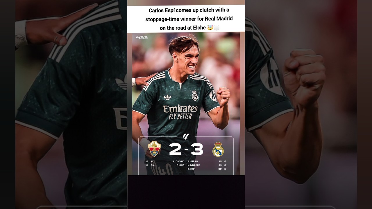 Elche vs Real Madrid 2-3 Highlights & Goals - La Liga 2026/27 #football #laliga #viral #shortsfeed