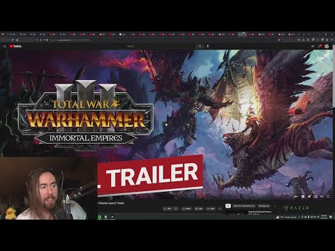 Asmongold React to Total War Warhammer Immortal Empires