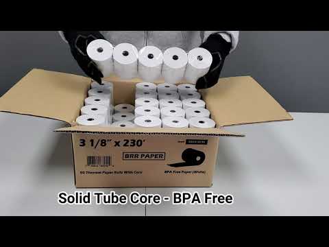 CARTA POS TERMICA STAR TSP100 3-1/8" X 230' - 50 ROTOLI ROTOLI - Foto 4