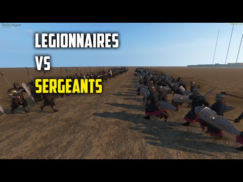 Mount & Blade II: Bannerlord Sergeants vs Legionnaires
