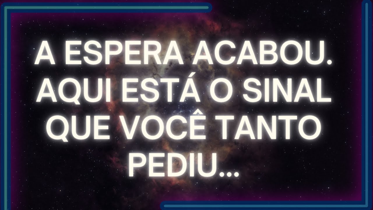MENSAGEM dos Anjos: A Espera ACABOU. Aqui Está o SINAL que Você TANTO Pediu...