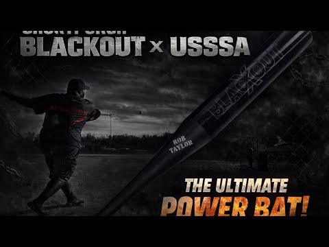 SHORTPORCH BLACKOUT X ROB TAYLOR USSSA LOADED SOFTBALL BAT 