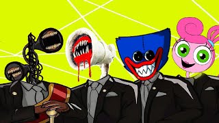 Download lagu Siren Head & Great Mother Megaphone & Huggy Wuggy & Mommy Long Legs - Coffin Dance Meme Cover mp3