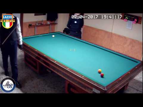 Adiletta vs Sisti 2 Cat - 3ªProva Camp.Regionale - CSB Martino's Billiards(LT) 1/2Apr2017