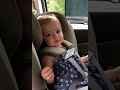 just baby's dance in the car. See the comments! #tiktok #funny #funnyshorts #shorts #cute #baby