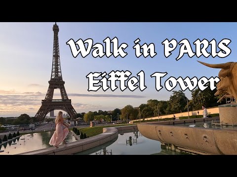 Walk in Paris - Eiffel Tower #4K #travel