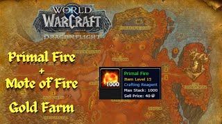 WoW Dragonflight Gold Farm | Mote of Fire Farm | Primal Fire Farm | Dragonflight Gold Farming Guide