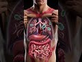 Realistic Human Digestion Anatomy 3D Body Paint Animation Educational Video