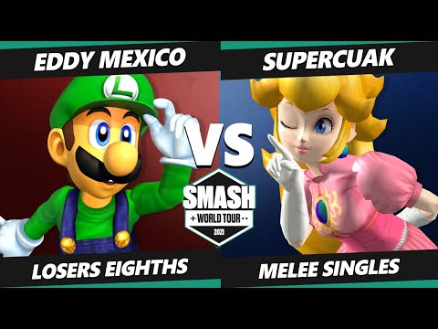 SWT CA RF Top 8 - Eddy Mexico (Luigi) Vs. SuperCuak (Peach) SSBM Melee Tournament