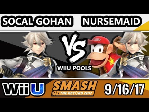 STR 2017 Smash 4 - NXT + 7 | Socal Gohan (Corrin) Vs. Nursemaid (Corrin, Diddy Kong) - Smash Wii U
